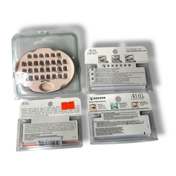 ARDELL Eyelashes Fake Eye Lashes Runway Fashion Lashes Lashlites New 4 Sets - Picture 2 of 11